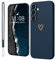 Mitetabo für Handyhülle Samsung Galaxy A54 5G Hülle Silikon mit Gold Liebesherz Dünn Case Slim Kratzfeste Rundumschutz Schutzhülle für Samsung Galaxy A54 5G Blau