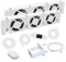 Radiator Fan, Radiator Fan Booster, Radiator Fan Radiator Booster Extension Set Ventilator Fan, Increase Heating Efficiency, Save Energy And Heating Costs, for Radiators(set)