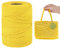 LEREATI Makramee Garn 3mm Gelb 90m Polyester Garn Wohnung Häkelgarn Polyestergarn Geflochten Polypropylen-Kordel für Tasche, Hut, Platzteller, Umhängetasche, Handtasche, Handwerk