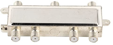 MOUMOUTEN Splitter a 6 Vie, Splitter per Cavo Coassiale Digitale 5-1000 MHz CATV Antenna TV Segnale Coassiale Split per Uso Domestico