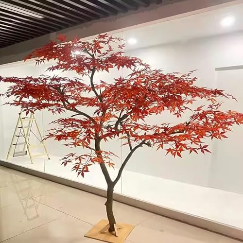 MTSYXYM Künstlicher Roter Japanischer Ahorn,Künstlicher Baum Für Heimdekoration,grüne Kunstpflanzen Pflanzen,als Hotel-Hochzeitsdekoration,für Hochzeiten Heimdekoration.(150 * 120cm)