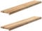 vidaXL Fensterbänke 2 Stk. Unbehandelt 120x20x2 cm Massivholz Eiche, Fensterbrett, Holz Treppenstufe, Holz Fensterbrett, Fensterbank Eichenholz