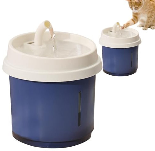 Fuente de agua para mascotas,Fuentes para gatos para beber,Fuentes para perros - Fuente de agua moderna para gatos de 1,8 L para beber, fuente de agua silenciosa para mascotas para cachorros y gatitos