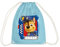 Spreadshirt Paw Patrol Chase Charakterdesign Turnbeutel, One size, Aqua