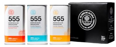 Terraverne 555 | Extra natives Olivenöl Karton 3 Dosen Arbequina + Hojiblanca + Picual 250 ml
