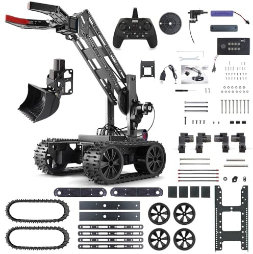 Robot Arm Toy, Robot Kit, Gifts for 10 Year Old Boys, 4-DOF Robotic Arm Kit, Electronic Programming STEM Toy for Kids, Educational Science Building Kits, Cool Birthday Gifts for Boys Girls Adults