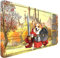 MTG Playmat Zones, 24 x 14 Funny Puppy MTG Mats Stitched Edges Trading Card with Storage Bag Smooth Rubber Surface Battle Game Mat
