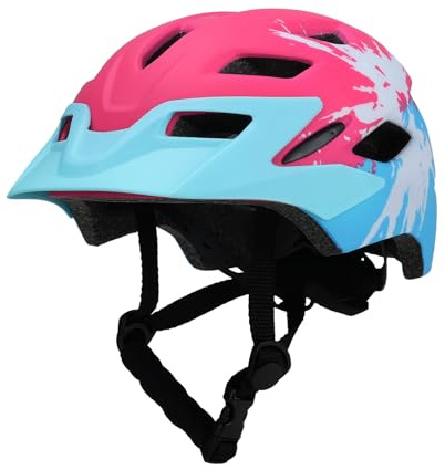 YOOXARMOR Kids Bike Helmets,Adjustable Toddler Helmet for Girls and Boys 3-5-8 Years, Lightweight Infant/Baby Helmet with Lights for Riding,Skateboard,Bike,Scooter