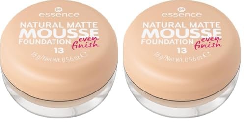 Essence - Fond de Teint Mousse Natural Matte Mousse - 13 (Lot de 2)