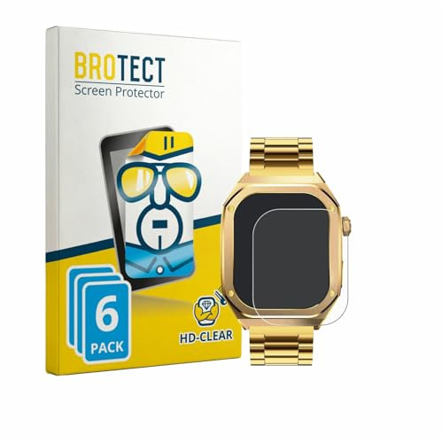 BROTECT Schutzfolie für Maxcom FW65 1.9 | 6 Stück Transparenter Displayschutz Made in Germany Klare Displayschutz-Folie Clear Einfache Montage Case-Friendly