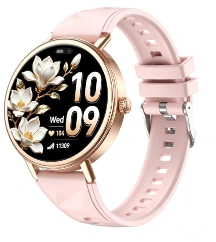 Blackview Smart Watch for Women (Answer/Make Calls), 1.26 HD Fitness Tracker with Heart Rate/SpO2/Sleep/Stress/Menstrual Cycle, 120+ Sports Modes, IP68 Waterproof Step Counter for Android iOS