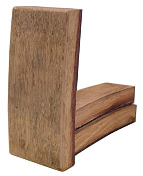 Temesso Untersetzer, Füße aus Holzdauben für Weinfass - Fasserhöhung im 3er Set (Höhe 6cm (2 Dauben))