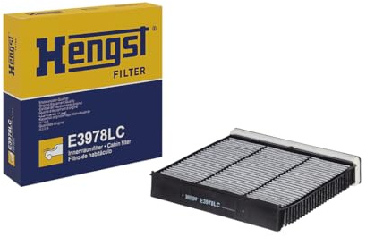 HENGST - Innenraumfilter E3978LC - Luftfilter für den Innenraum mit Aktivkohle - Filtert Staub, Pollen & Gerüche für Allergiker - Für saubere Frischluft im KFZ - Automotive Zubehör | Kompatibel mit: RENAULT GRAND SCÉNIC II, SCÉNIC II