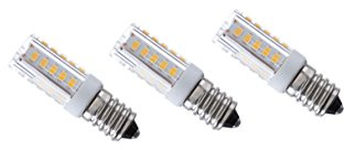 NuLoXx 3er Pack LED Röhrenlampe 4,3W/840 E14, 4000K neutralweiß 450LM, 360° Abstrahlwinkel, AC 220-240V