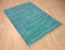 MB Warenhandel24 Handwebteppich Fleckerlteppich Flickenteppich gestreift 100% Baumwolle Handweb Teppich Fleckerl Waschbar NEU (ca. 80x150 cm, Ocean gestreift)