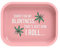 Pink Metal Rolling Tray - Tobacco Holding Smoking Accessory - Womens Pink Rolling Tray