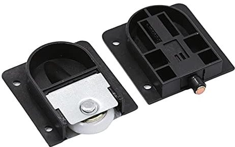 JINLL Sliding Door Roller, Heavy Duty Door Runners Gear Track Panel Kits for Furniture Wardrobe Cupboard