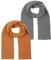 riverso Herren Schal RIVLiam 2er Pack Strickschal Männerschal Winterschal Langschal Basic Einfarbig 100% Acryl Herbst Winter Einheitsgröße, Größe:One Size, Farbe:Farbmix 11