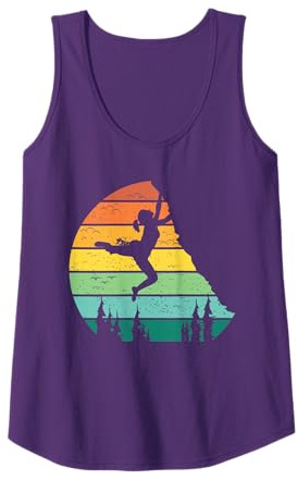 Damen Retro Klettern Kletterer Bouldering Bouldern Tank Top