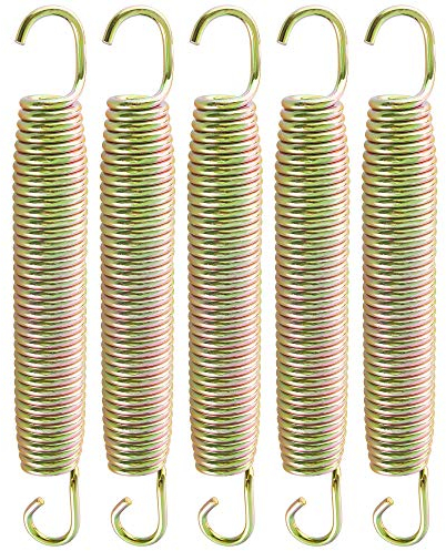 Arebos Trampolin Federn 178 mm 36 Stück Federset Ersatzfedern Trampolinfeder Zugfeder aus Edelstahl, rostfrei Stahlfeder Spiralfeder Befestigung Ersatzteile Gartentrampolin