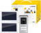 VIMAR K42956 Videosprechenalagen-Set enthält Freisprech-Touchscreen-Videohaustelefon LCD 7in und WLAN-Verbindung, 2-Taste RFID-Klingeltableau mit Regenschutz, DIN Netzgerät, 2 Familien