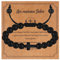 Jungen Armband, Perlenarmband Naturstein Geflochten Charm, Geschenke Für Männer Jesus Christus Kruzifix Kreuz Armbänder Sohn-Geschenke von Mama Papa Christliche Kommunion Konfirmation Geburtstag