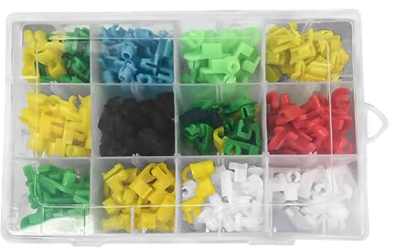 JNNJ 160 Pièces Clips Fixation Tige Serrure Portière Voiture - Attache Retenue Barre Verrouillage