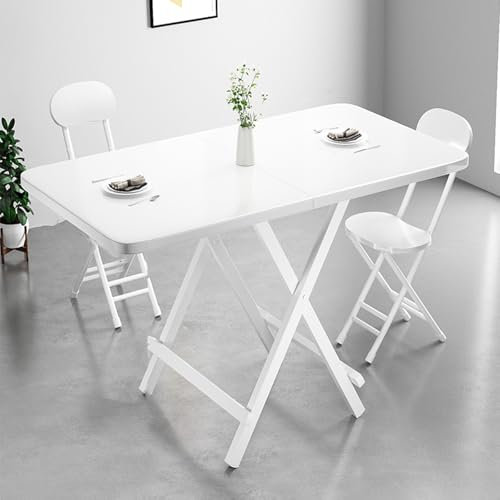 Table de salle à manger pliante multifonction pour économiser de l'espace, table de bar en bois pour cuisine, salon, chambre à coucher – Table pliante et portable pour café
