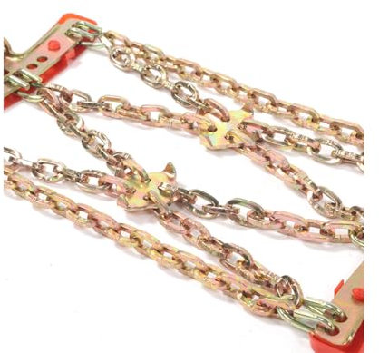 SYPPCH Schneeketten für VW Polo GTI, Anti-Rutsch-Einstellbare Ketten Einfach Zu Montieren Langlebige Reifen Schneekette für Auto, F-Large Single Stick