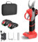 ONEVAN Troncarami a batteria, diametro di taglio 30 mm, cesoie elettriche da giardino 20 V, 450 W, con display LCD, 4 marce, lama SK5, 2 batterie da 2000 mAh, senza spazzole, interruttore di sicurezza