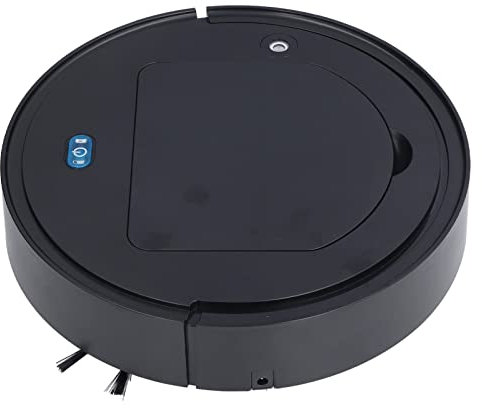 Tbest 3 in 1 Kehren, Roboter-Staubsauger, Wisch- und Kehrmaschine, Spray, Befeuchtung, Kehrmaschine, Intelligente Kehrmaschine, Kehrmaschine, USB-Aufladung (Black)