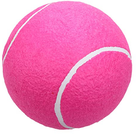 BESPORTBLE Balle De Tennis Gonflable Flanelle Taille Importante Caoutchouc pour Garçon Fille Sports De Plein Air Rose