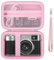Supmay Hard Travel Case for Fujifilm X100VI / X100V / X100F/ X100S Digital Camera, Digital Camera Storage Case with Mesh Pocket for Batteries, SD Card, USB Cable, Pink