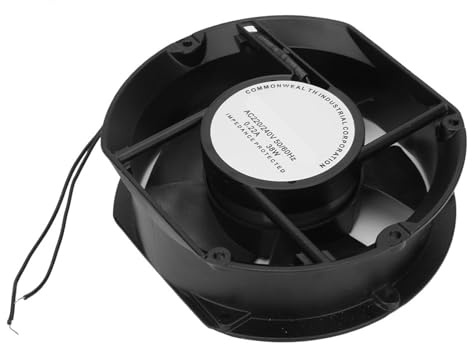 Ventilador Axial AC220V 38W con Rodamiento de Bolas Ovalado para Ventilación y Refrigeración Mayor Flujo de Aire y Bajo Consumo Energético Diseño Resistente a la Corrosión y Alta Eficiencia