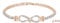 MGJ™ Infinity Pavé Bracelet & Earrings Set for Women with Swarovski Crystals | Hypoallergenic Jewellery Gift for Her in Premium White Gift Box | Available in Silver, Rose Gold