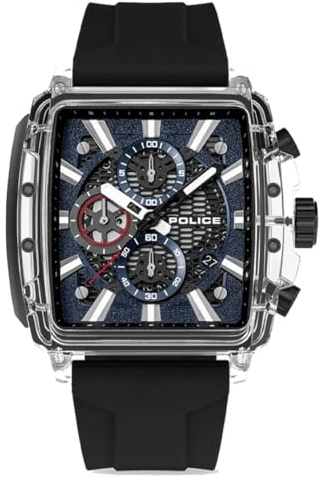 Police Clout Octet Chronograph Herren mit 8 Wechselarmbändern