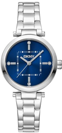 DKNY Urban Damenuhr Edelstahl Mineralglas Quarzwerk 5 ATM