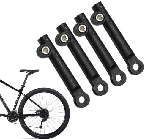 4pcs Support De Garde-boue De Vélo - Support De Garde-boue De Fourche | Fixation Inoxydable Pour Fourche De VTT, Extension Anti-Boue Réglable Rétractable Pour Garde-Boue De 20/24/26 Pouces