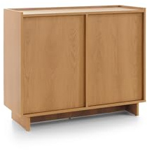 3E 3xE living.com Kommode, karamellfarbene Eiche, 98 x 82 x 39 cm
