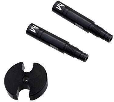 Birzman Valve Extender 80mm with Tool Werkzeuge, Schwarz, Einheitsgröße