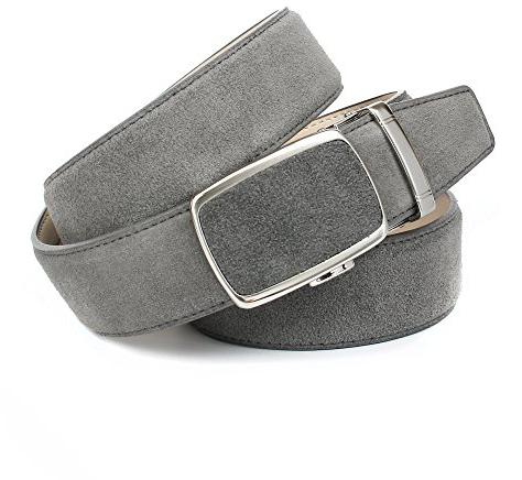 Anthoni Crown Herren A10S70 Gürtel, Grau (Grau 070), 95