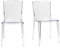 Miliboo Design-Stühle Transparent 2er-Set Island