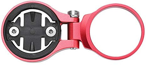 Fahrradcomputerhalterung - Aluminiumlegierung Radfahren Kilometerzähler-Erweiterungshalterung, Fahrradcomputerhalter (Farbe : Red-for Garmin)