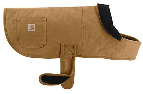 Carhartt, Herren, Firm Duck Insulated Dog Chore Coat, Carhartt Braun, L