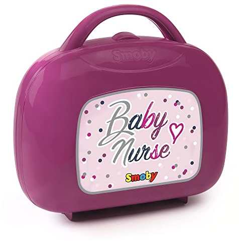 Smoby - Baby Nurse - Vanity - pour Poupons et Poupées - 12 Accessoires Inclus - 220341
