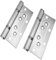 Stainless Steel Flush Hinge, Tiberham Heavy Duty Ball Bearing Door Hinges for Smooth and Silent Movement, Replacement Bi-Fold Hinges for Cupboard Cabinet Door (Pack of 2)