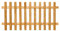 Forest Garden 6ft x 3ft (1.83m x 0.9m) Pale Picket Fence Panel - Pack of 4