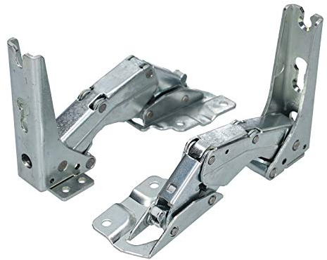 Türscharnier Set oben und unten kompatibel mit AEG 2211202045 + 2211201047 Küppersbusch 431624 + 431625 für Kühlschrank Gefrierschrank