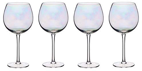 CREAFLOR HOME 4er Set Weingläser BARCRAFT Iridescent für 500ml bunt irisierend KitchenCraft