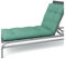 VIGIVISION Cojín Colchón para Tumbona o Mueble para Jardín 180X55X8CM (Verde Liso)